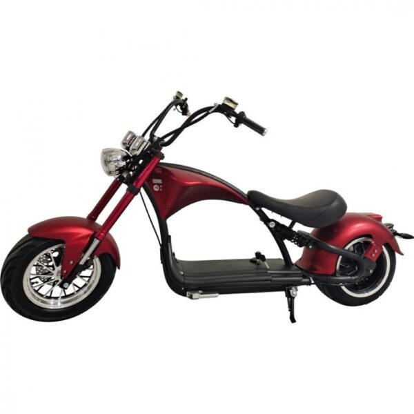 Elscooter Båge 2000W  Röd | Registrerbar Moped Klass I | 45 km/h