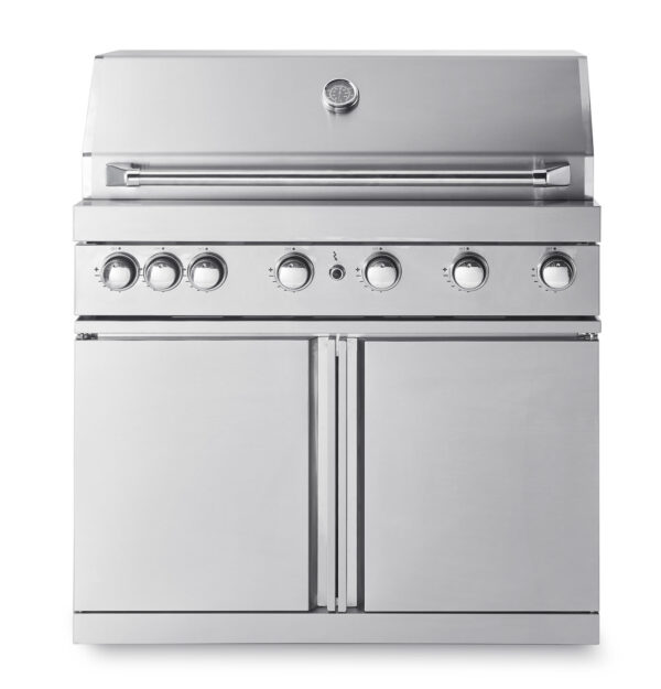 Stainless Collection - Fristående Gasolgrill med 6 brännare och infravärme