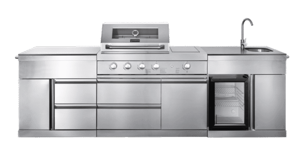 Pure - Fristående utekök - Plus (Rostfri)