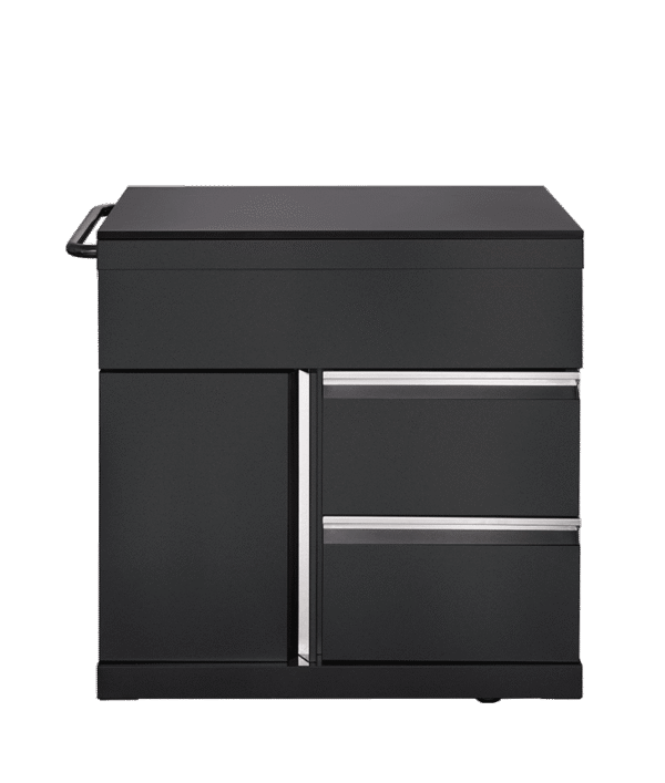 Pure - Modul med förvaringsskåp och lådor - Svart