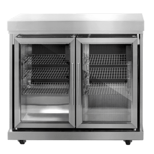 Stainless Collection - Modul kylskåp med dubbeldörrar