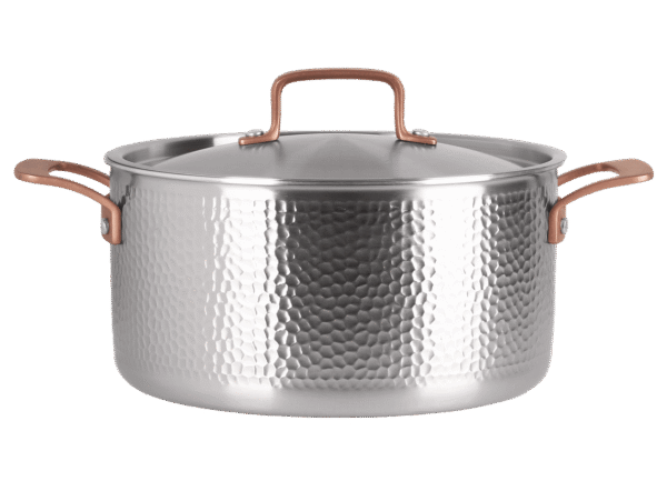 Gryta med lock 24 cm / 5,65 liter - Rostfri