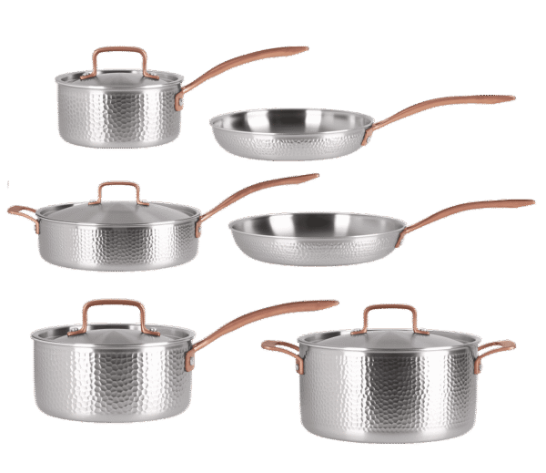 Grytset 6 delar  - Rostfri