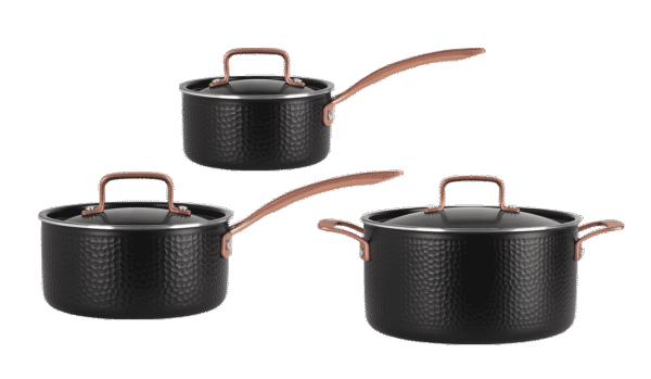 Grytset 3 delar - Svart