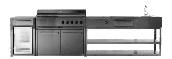 Nordic Line - Fristående utekök - Helsinki (Svart)