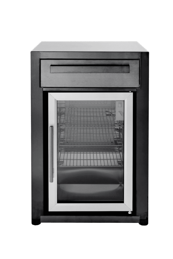 Nordic Line - Fristående kylskåp (Svart)