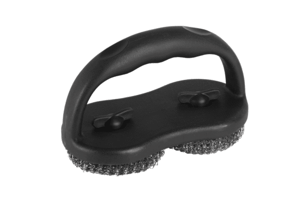 Gallerskrubb med 2 stålkuddar