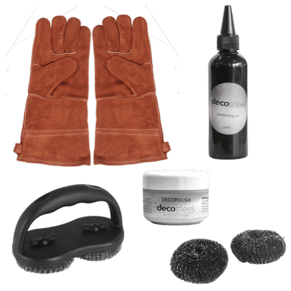 Grilltillbehör rengöringspaket "Clean Stainless" - Rostfria utekök