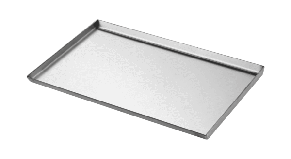 Teppanyaki stekplatta i rostfritt stål - 30 x 45 cm