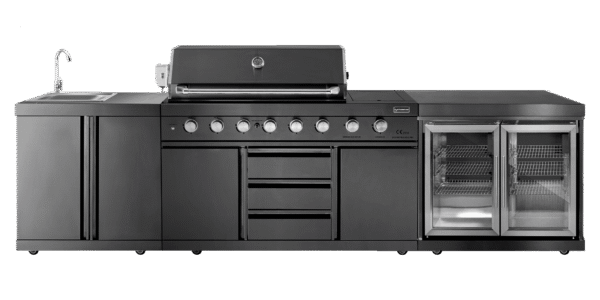 Black Collection - Fristående utekök - Miami (Svart)