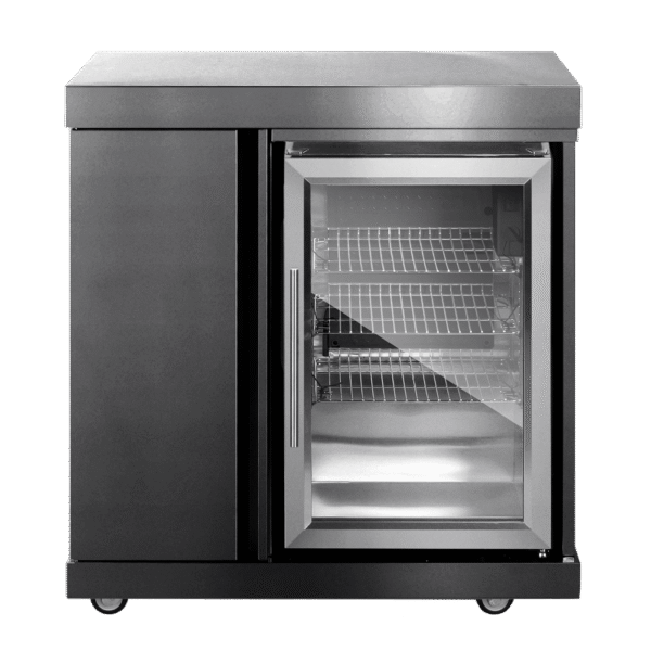 Black Collection - Modul med kylskåp och förvaringsskåp