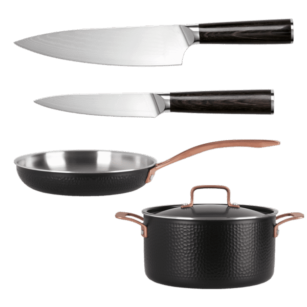 Grytset 4 delar - The Starter Svart