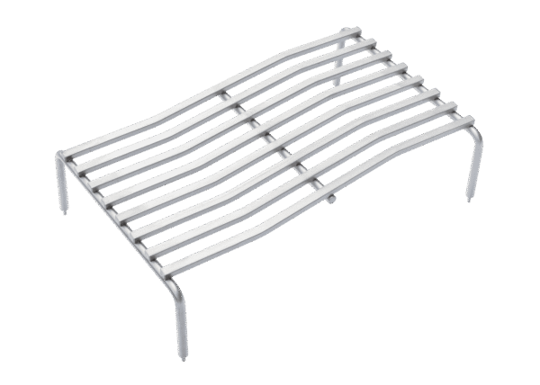 Designer Series - Grillgaller i rostfritt stål för sidobrännare - 18 x 25 cm