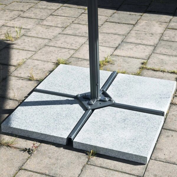 Parasollvikter i granit | 4x25kg