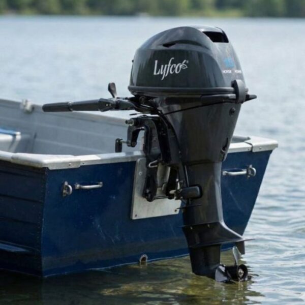 Båtmotor 15 hk | 2-cylindrig 4-takt | Bränslesnål & kraftfull | 24 L tank | Lång rigg