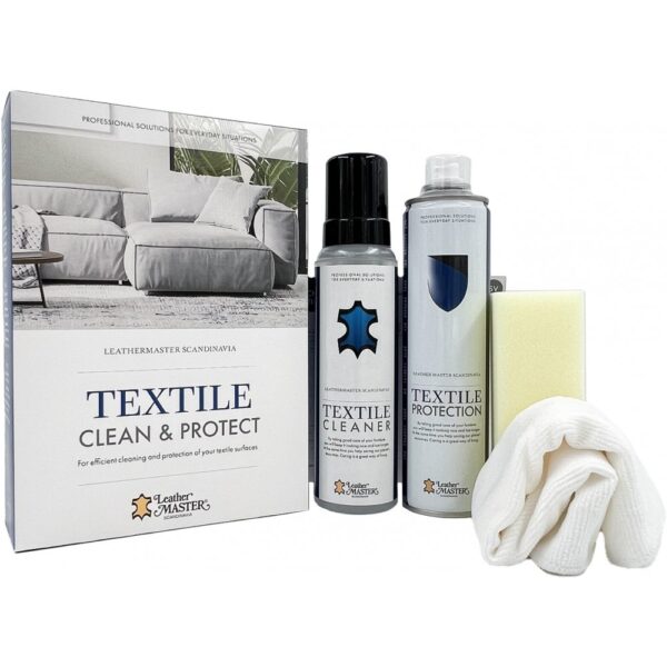 Textile clean & protect kit  Komplett rengöring & skydd för textilmöbler