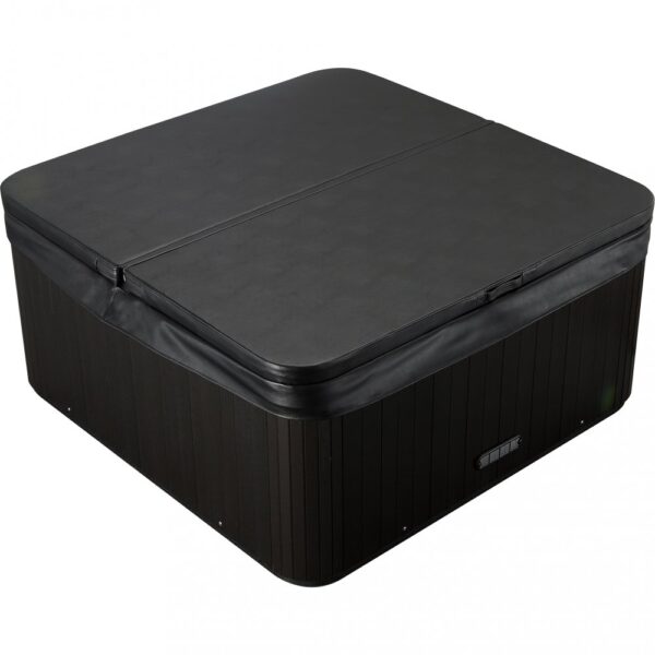 Termolock/Spabadslock 210×210 cm |  710 cm | 150 mm radie | Svart